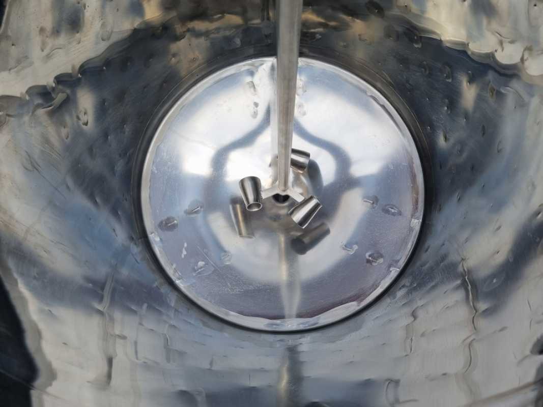 510L heat-/coolable stainless steel mixing tank with cup stirrer agitator